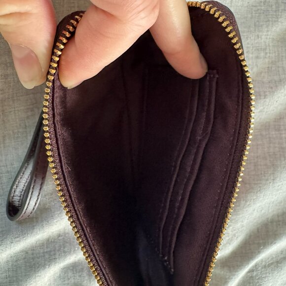 Coach Heart Print Wristlet - Picture 4 of 4